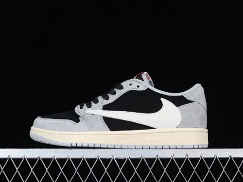 All Categories Air Jordan Jordan Series Basketball Shoes Air Jordan 1 Low Travis Scott x Air Jordan 1 Low "Black Phantom" AJ1 Joe 1 Overhook Black Phantom DM7866-001